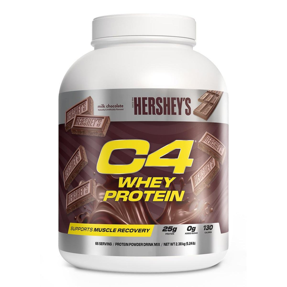 C4 Whey Protein, 25g of Protein, Reese's Peanut Butter & Chocolate, 28 Serv