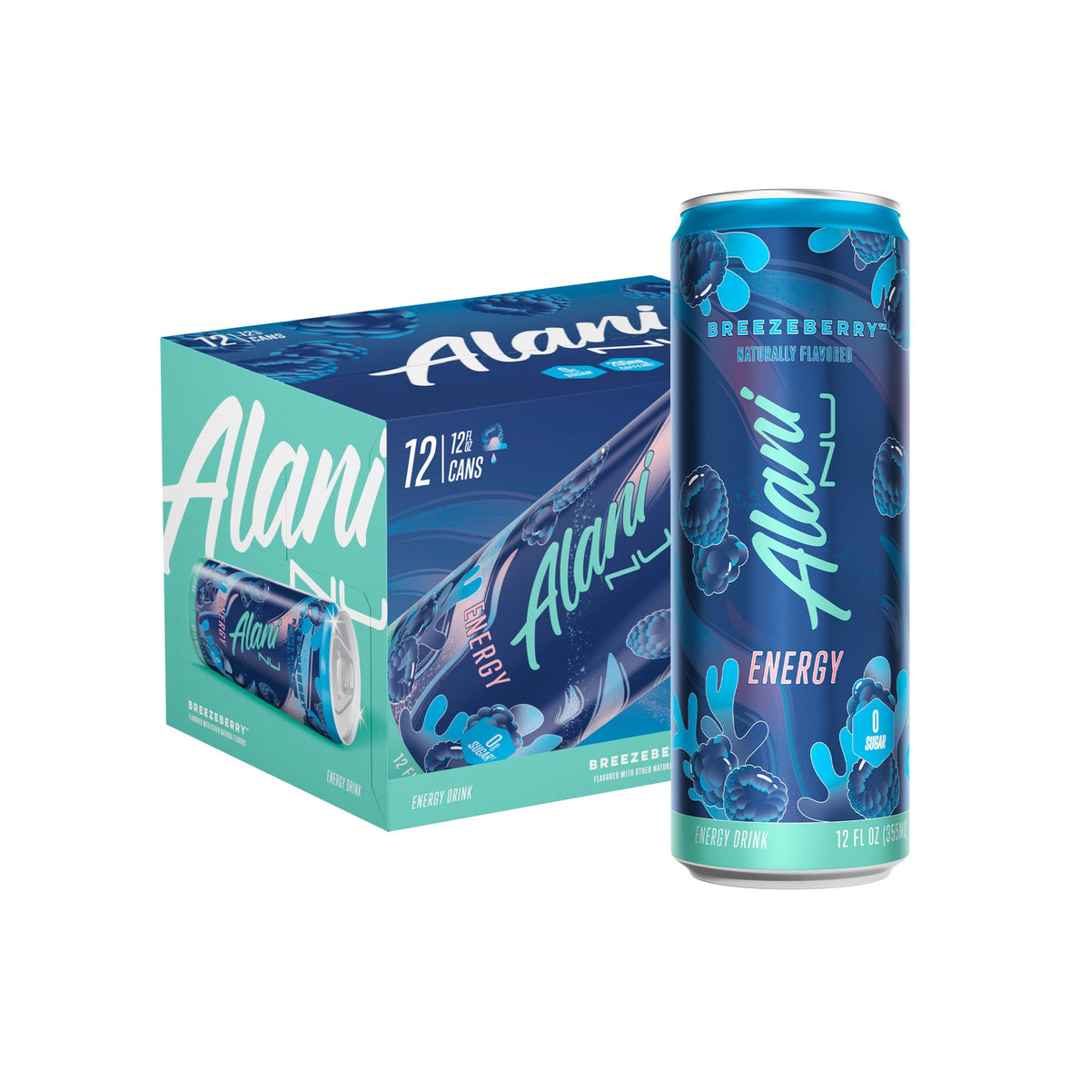 Alani Nu JUICY PEACH, Sugar Free, Low Calorie Energy Drinks, 200mg Caffeine, Biotin, B Vitamins, Zero Sugar, 10 Calories, 12 Fl Oz Cans, 24 Pack