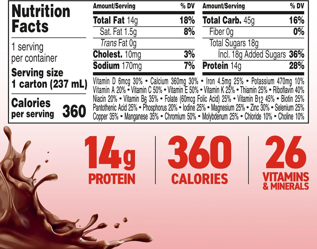 BOOST Plus Ready to Drink Nutritional Drink, Rich Chocolate, 24 Pack