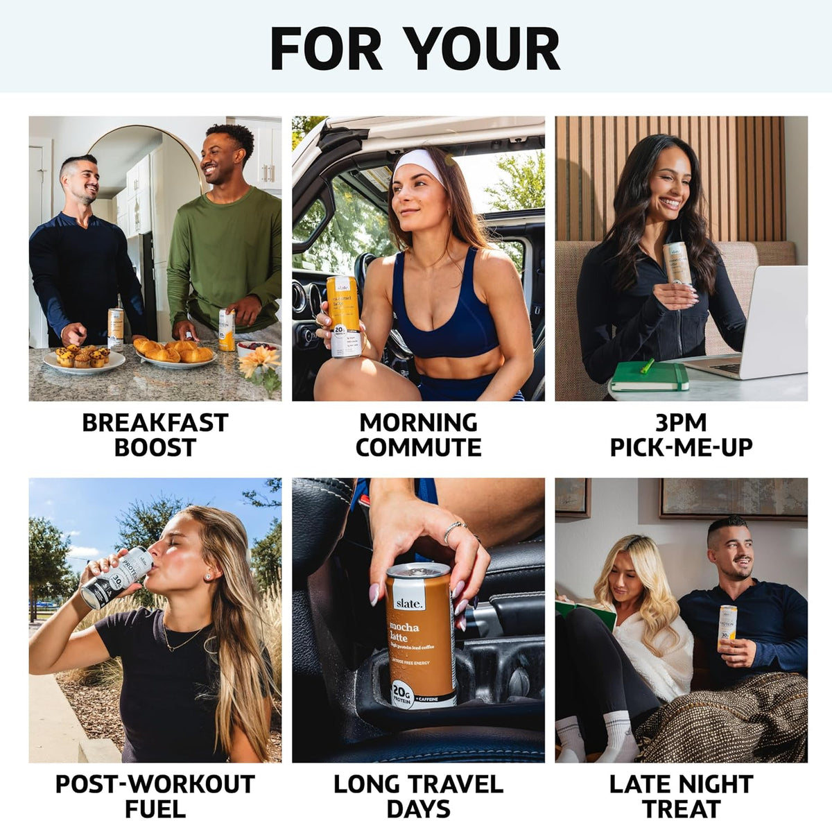 Slate Milk -Ultra Protein Shake-Strawberry-42g Protein,1g Sugar,180 Calories,1g Net Carbs-Lactose Free,No Added Sugar-Made with Ultra Filtered Milk- Breakfast Boost,Post Workout- 15 fl oz,12 Cans