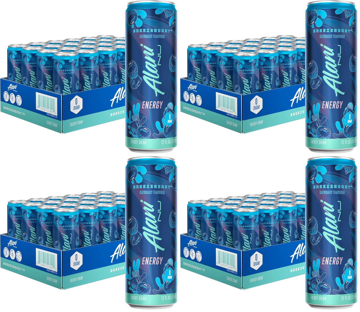 Alani Nu JUICY PEACH, Sugar Free, Low Calorie Energy Drinks, 200mg Caffeine, Biotin, B Vitamins, Zero Sugar, 10 Calories, 12 Fl Oz Cans, 24 Pack